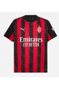 Fotbalové Dres AC Milan Domácí Oblečení 2025-26 Krátký Rukáv